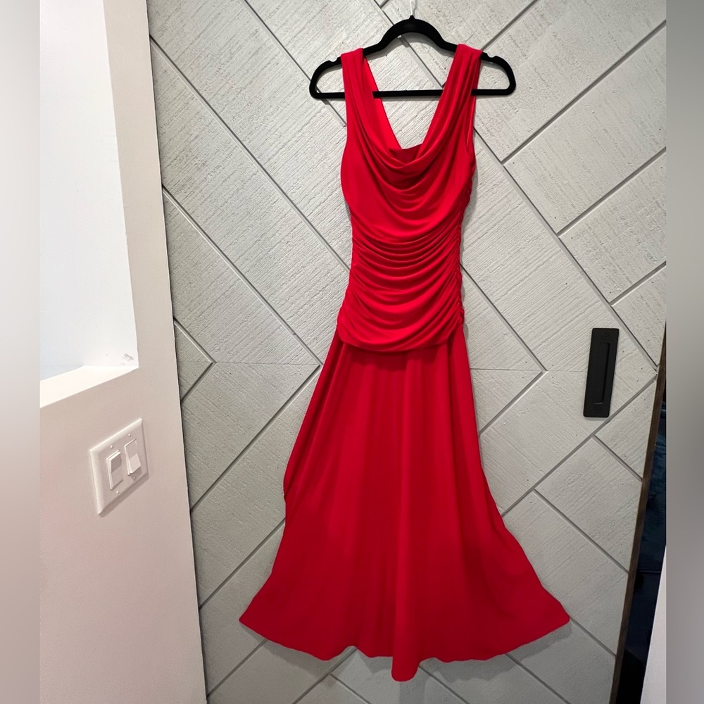 Women’s long red dress size 6